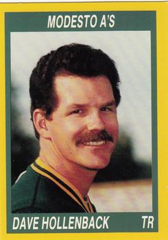 1990 Cal League #173 Dave Hollenback Front
