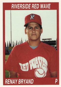 1990 Cal League #13 Renay Bryand Front
