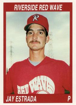 1990 Cal League #16 Jay Estrada Front