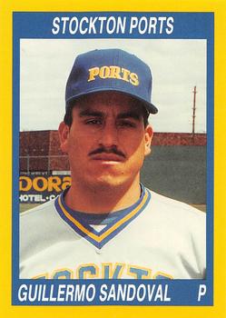 1990 Cal League #183 Guillermo Sandoval Front