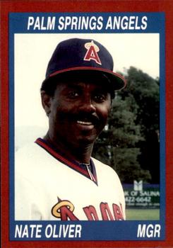 1990 Cal League #228 Nate Oliver Front