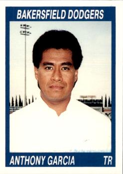 1990 Cal League #245 Anthony Garcia Front