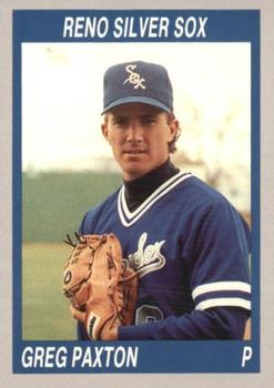 1990 Cal League #282 Greg Paxton Front