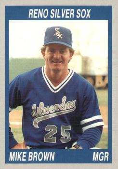1990 Cal League #286 Mike Brown Front