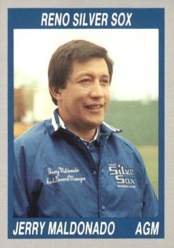 1990 Cal League #290 Jerry Maldonado Front