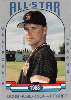 1988 Cal League All-Stars #6 Doug Robertson Front