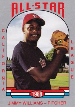 1988 Cal League All-Stars #40 Jim Williams Front