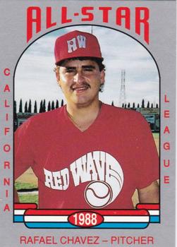 1988 Cal League All-Stars #42 Rafael Chavez Front