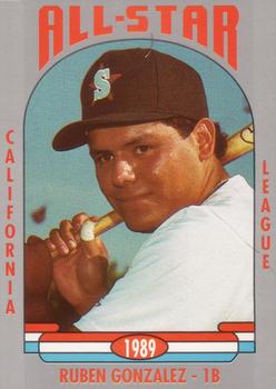 1989 Cal League All-Stars #12 Ruben Gonzalez Front