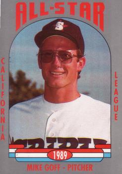 1989 Cal League All-Stars #14 Mike Goff Front