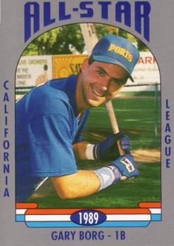 1989 Cal League All-Stars #34 Gary Borg Front