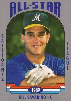 1989 Cal League All-Stars #44 Bill Savarino Front