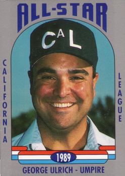 1989 Cal League All-Stars #55 George Ulrich Front