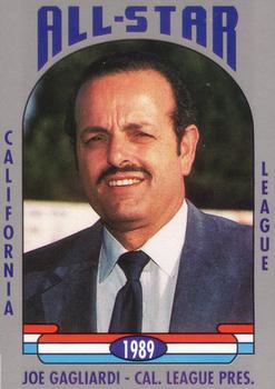 1989 Cal League All-Stars #56 Joe Gagliardi Front
