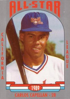 1989 Cal League All-Stars #6 Carlos Capellan Front