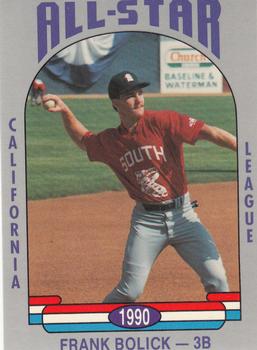 1990 Cal League All-Stars #11 Frank Bolick Front