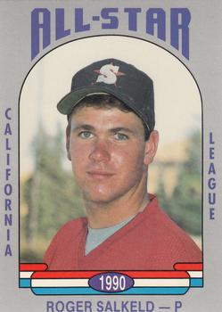 1990 Cal League All-Stars #21 Roger Salkeld Front