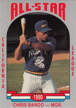 1990 Cal League All-Stars #29 Chris Bando Front