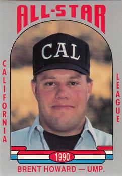 1990 Cal League All-Stars #35 Brent Howard Front