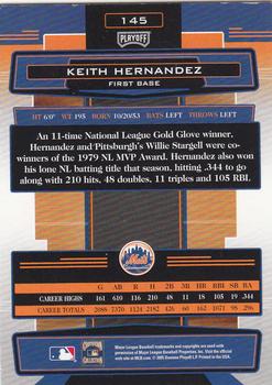 2005 Playoff Absolute Memorabilia #145 Keith Hernandez Back