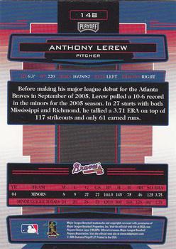2005 Playoff Absolute Memorabilia #148 Anthony Lerew Back