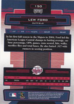 2005 Playoff Absolute Memorabilia #150 Lew Ford Back