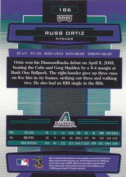 2005 Playoff Absolute Memorabilia #186 Russ Ortiz Back