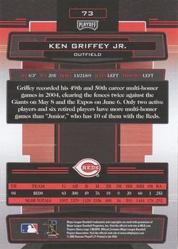 2005 Playoff Absolute Memorabilia #73 Ken Griffey Jr. Back