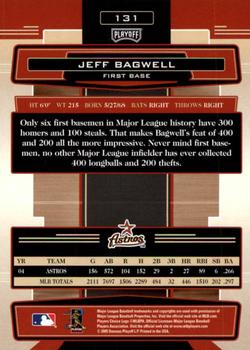 2005 Playoff Absolute Memorabilia #131 Jeff Bagwell Back