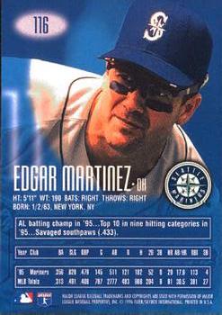 1996 E-Motion XL #116 Edgar Martinez Back