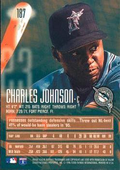 1996 E-Motion XL #187 Charles Johnson Back