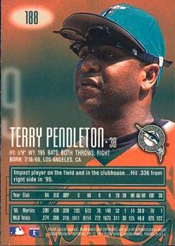 1996 E-Motion XL #188 Terry Pendleton Back