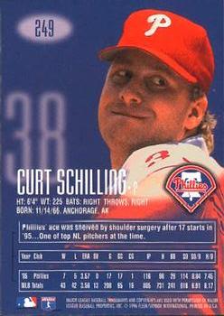 1996 E-Motion XL #249 Curt Schilling Back