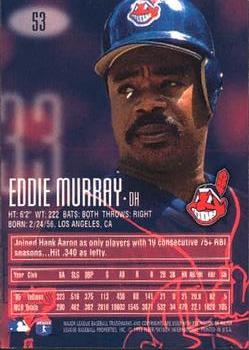 1996 E-Motion XL #53 Eddie Murray Back