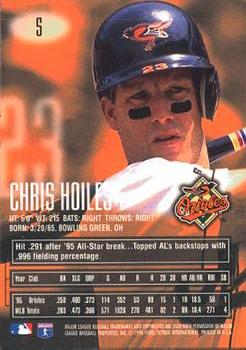 1996 E-Motion XL #5 Chris Hoiles Back