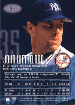 1996 E-Motion XL #98 John Wetteland Back