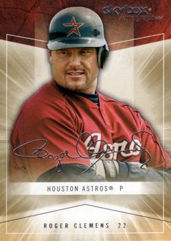 2005 SkyBox Autographics #25 Roger Clemens Front