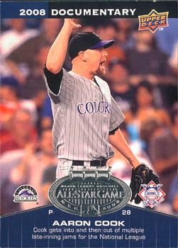 2008 Upper Deck Documentary - All-Star Game #ASG-AC Aaron Cook Front