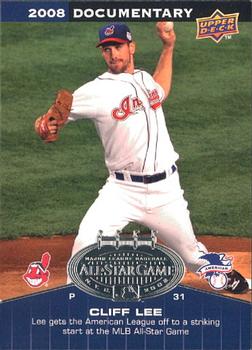 2008 Upper Deck Documentary - All-Star Game #ASG-CL Cliff Lee Front