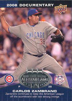 2008 Upper Deck Documentary - All-Star Game #ASG-CZ Carlos Zambrano Front