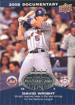 2008 Upper Deck Documentary - All-Star Game #ASG-DW David Wright Front