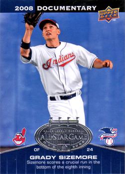 2008 Upper Deck Documentary - All-Star Game #ASG-GS Grady Sizemore Front