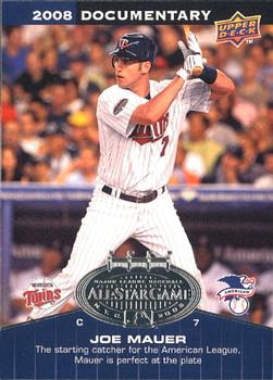 2008 Upper Deck Documentary - All-Star Game #ASG-JO Joe Mauer Front