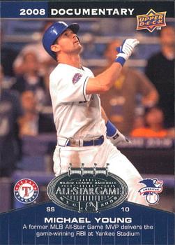 2008 Upper Deck Documentary - All-Star Game #ASG-MY Michael Young Front