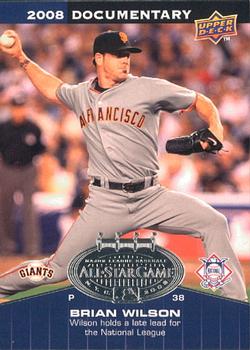 2008 Upper Deck Documentary - All-Star Game #ASG-WI Brian Wilson Front