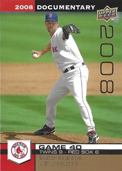 2008 Upper Deck Documentary - Gold #950 Tim Wakefield Front