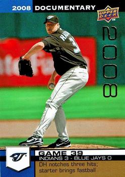 2008 Upper Deck Documentary - Gold #1189 Roy Halladay Front