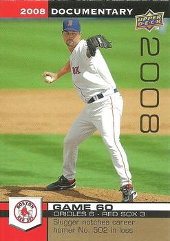 2008 Upper Deck Documentary - Gold #1550 Tim Wakefield Front