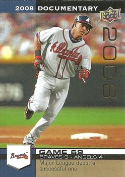 2008 Upper Deck Documentary - Gold #1829 Yunel Escobar Front
