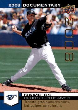 2008 Upper Deck Documentary - Gold #2083 Roy Halladay Front